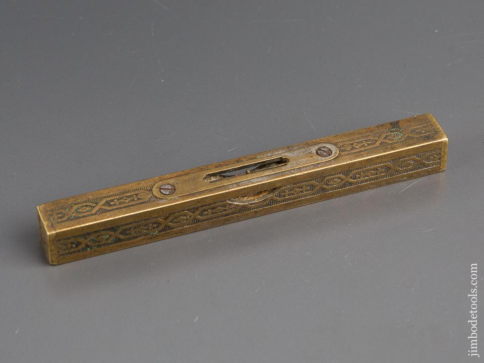 5 7/8 inch Brass STRATTON BROTHERS Level - 80160