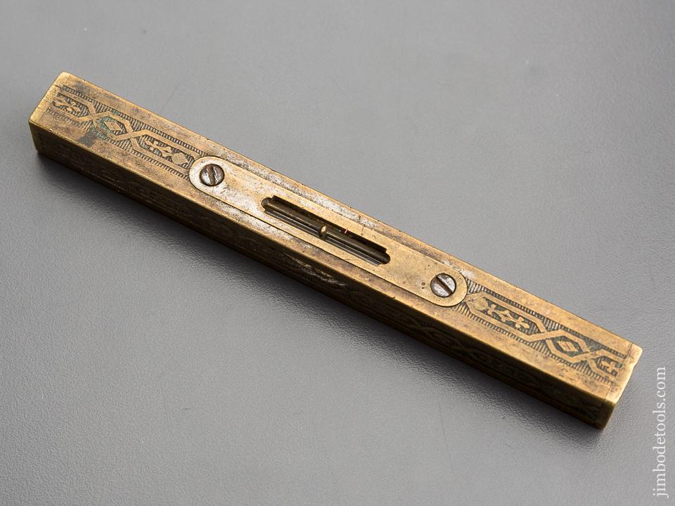 5 7/8 inch Brass STRATTON BROTHERS Level - 80160
