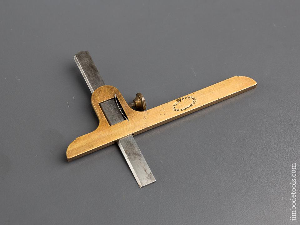 4 1/4 inch Brass HOLTZAPFFEL Turner's Depth Square - 80164