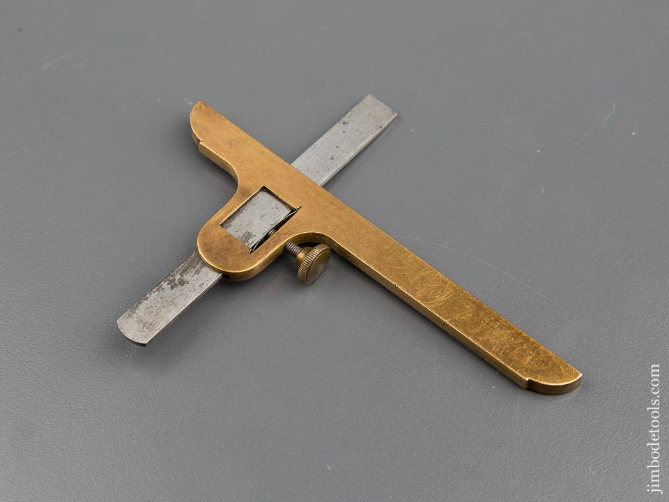4 1/4 inch Brass HOLTZAPFFEL Turner's Depth Square - 80164
