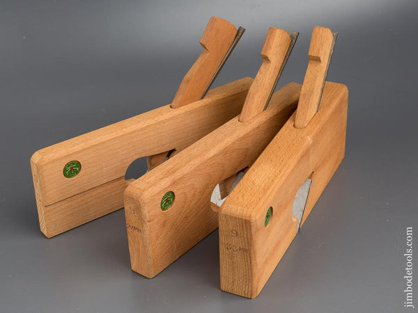 MINT Three ULMIA Rabbet Planes UNUSED - 80168