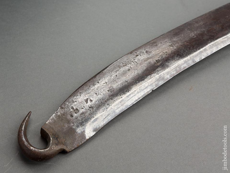 Awesome Boxwood Handled Clog Maker's Hook Knife - 80174