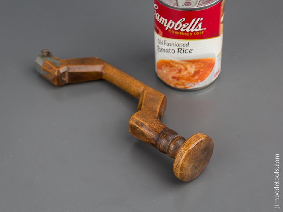 Miniature 8 1/2 inch Brace with Ornate Pewter Bit Pad - 80175