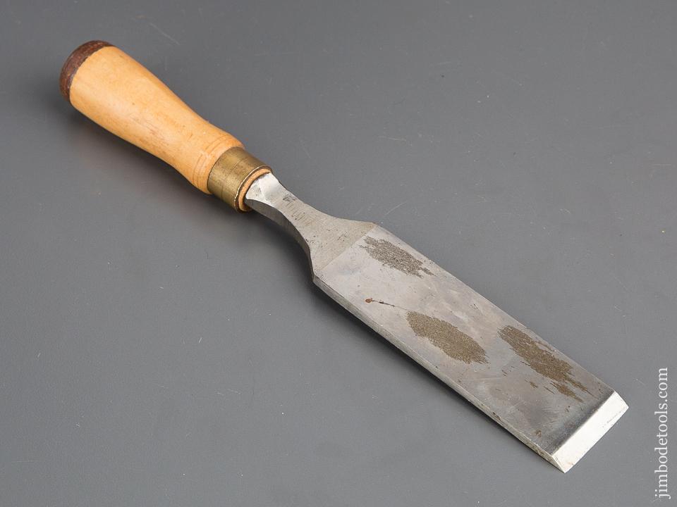 NEW OLD STOCK 1 1/2 x 10 3/4 inch JAMES SWAN Tang Firmer Chisel UNUSED - 80188