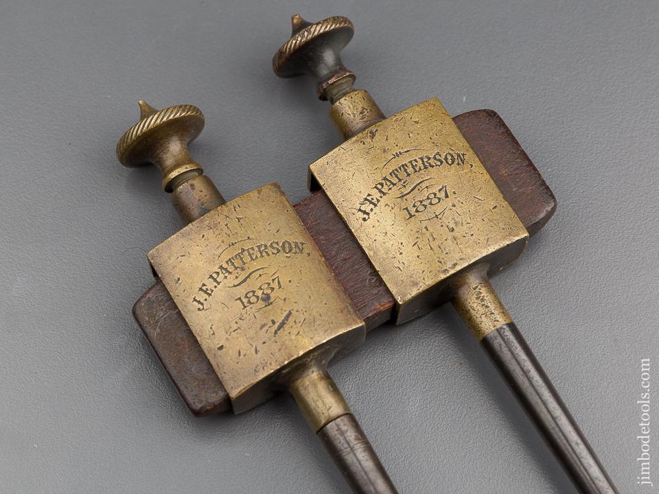 Lovely Dated 1887 Brass 6 1/2 inch Trammel Points - 80213U