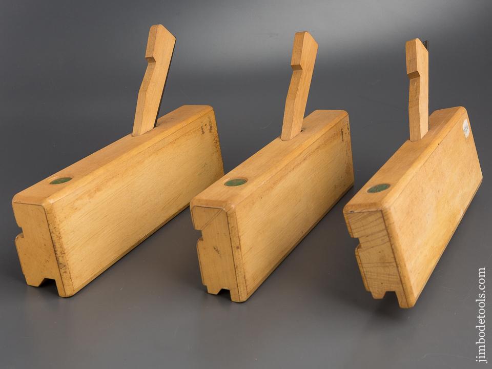 MINT Stepped Set of ULMIA Moulding Planes NEW OLD STOCK - 80221