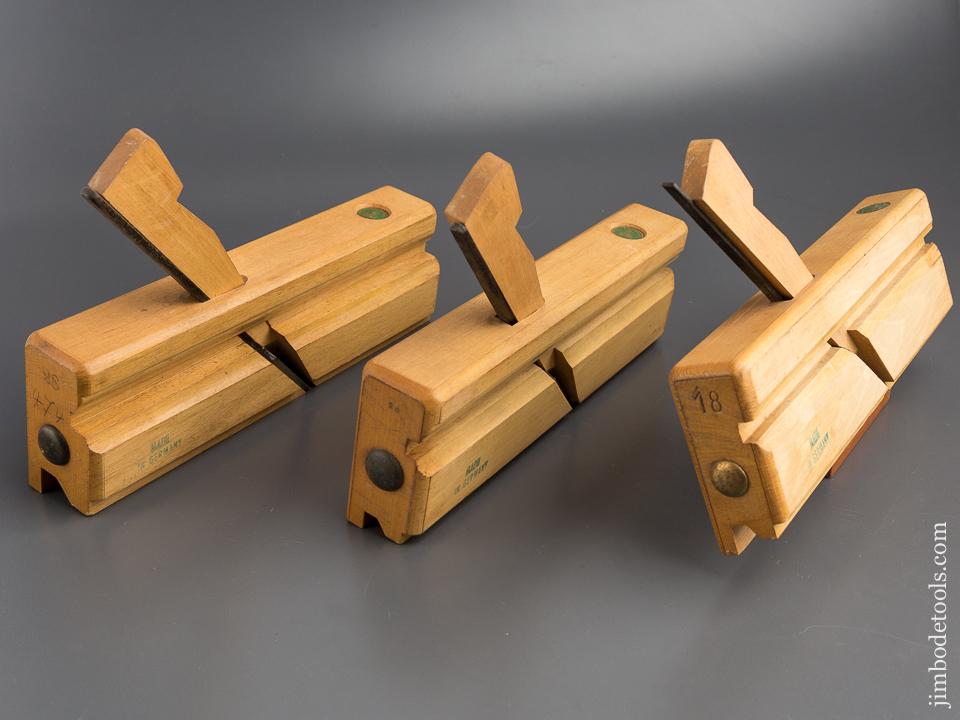 MINT Stepped Set of ULMIA Moulding Planes NEW OLD STOCK - 80221