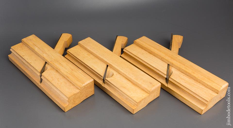 MINT Three LA CHAPELLE Side Bead Molding Planes NEW OLD STOCK - 80224