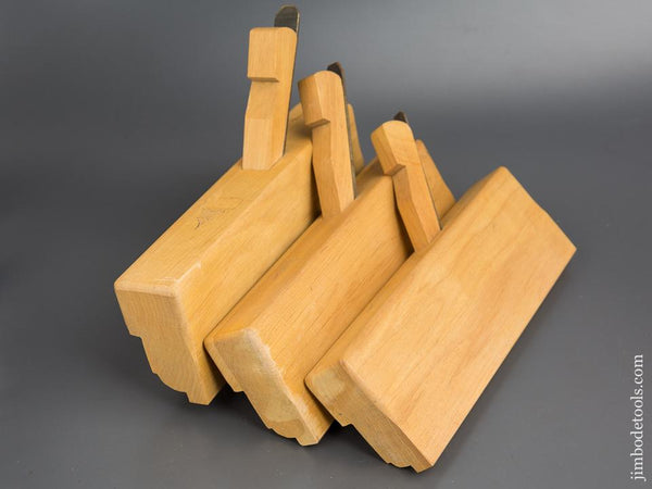 MINT Three LA CHAPELLE Cove Molding Planes NEW OLD STOCK - 80225