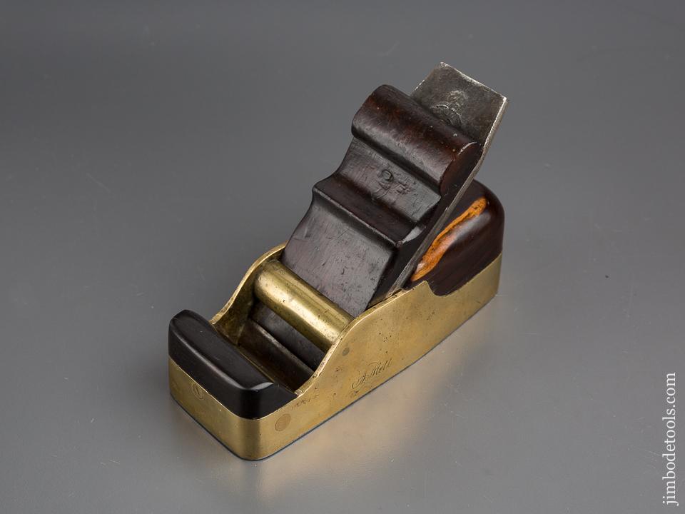 Stunning! Gunmetal Smooth Plane with Sapwood Rosewood Infill - 80236U