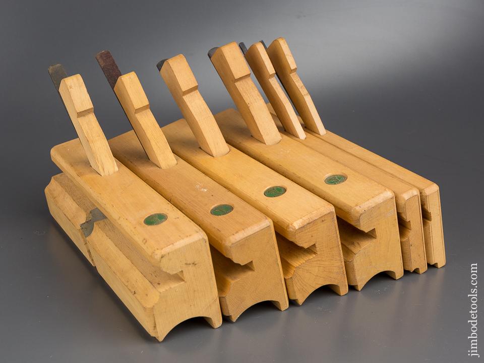 MINT Stepped Set of Six ULMIA Side Bead Planes NEW OLD STOCK - 80239