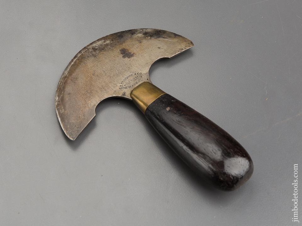 5 x 6 1/2 inch OSBORNE Rosewood Handled Head Knife - 80248
