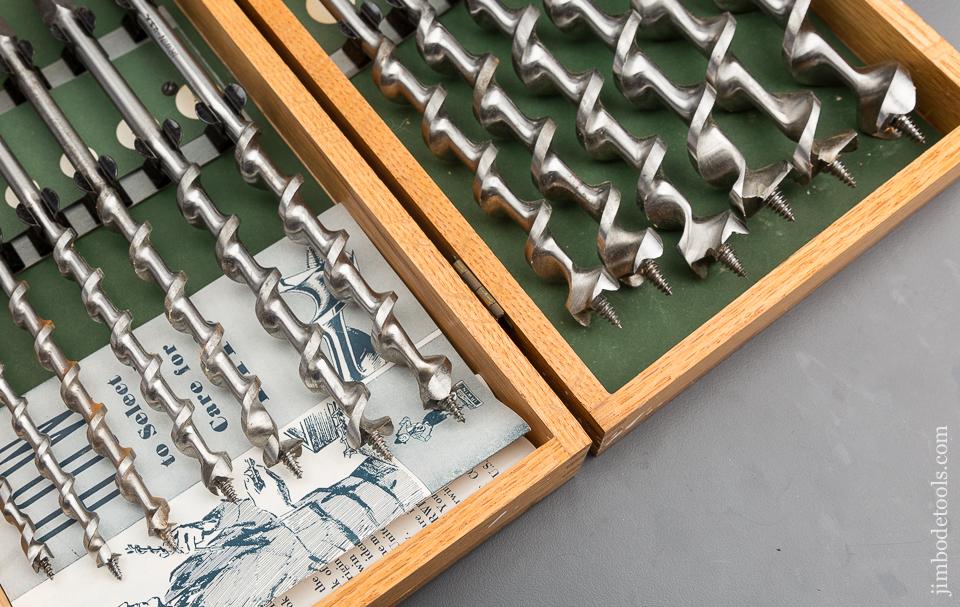 Complete Set of IRWIN Auger Bits in Original Box - 80252