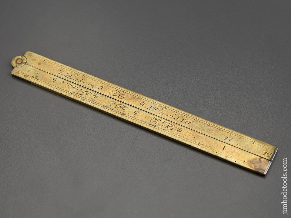 Rare! PATRON PARIS (1742) Sector Rule - 80262U