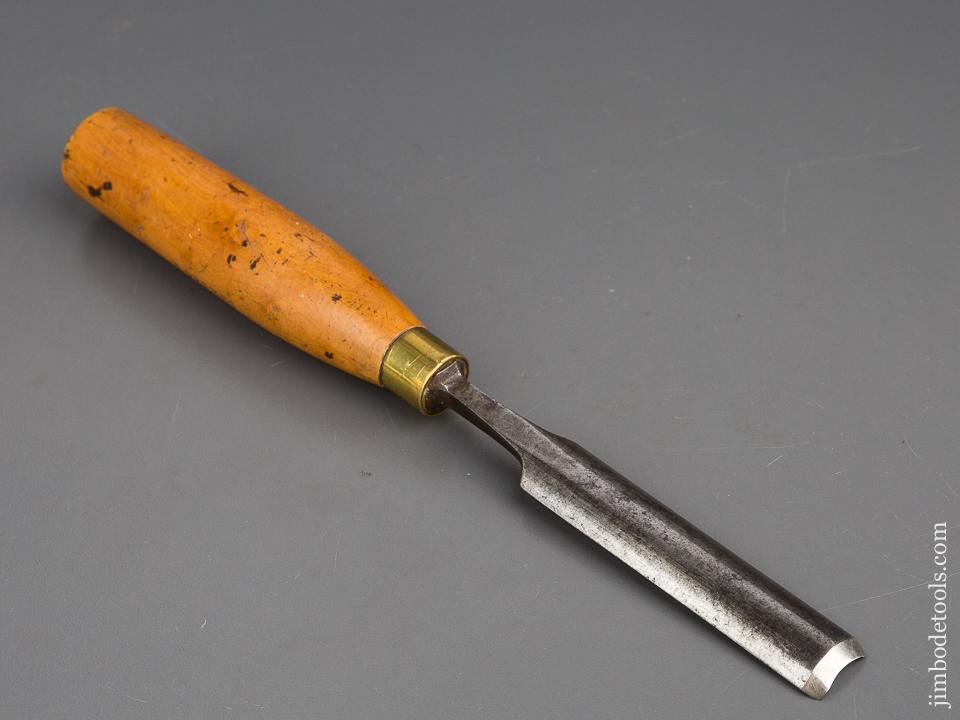 3/4 x 10 1/4 inch FROST No. 6 Sweep Boxwood Handled Tang Gouge - 80300