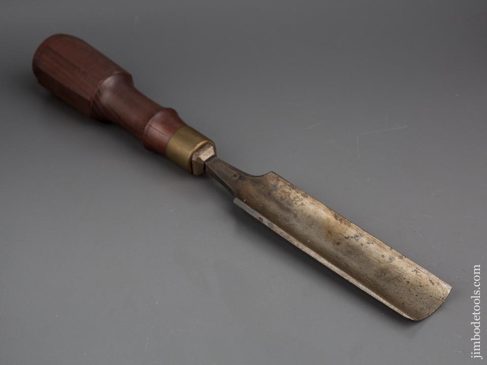 1 1/2 x 14 1/2 inch GROVES Rosewood Handled No. 5 Sweep Tang Gouge - 80318