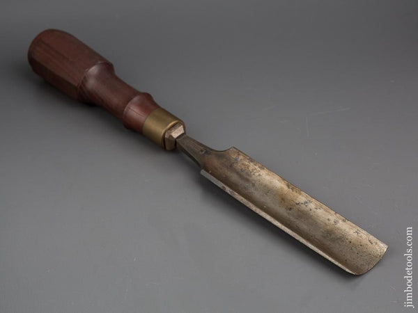 1 1/2 x 14 1/2 inch GROVES Rosewood Handled No. 5 Sweep Tang Gouge - 80318