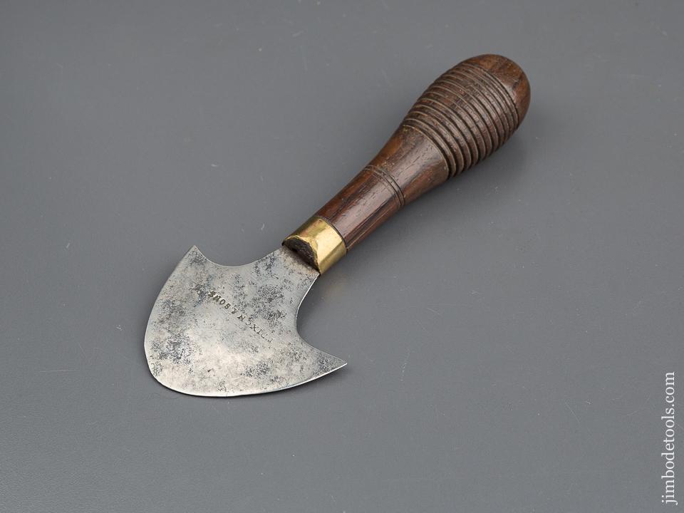 2 1/2 inch Rosewood Handled DIXON Head Knife - 80325