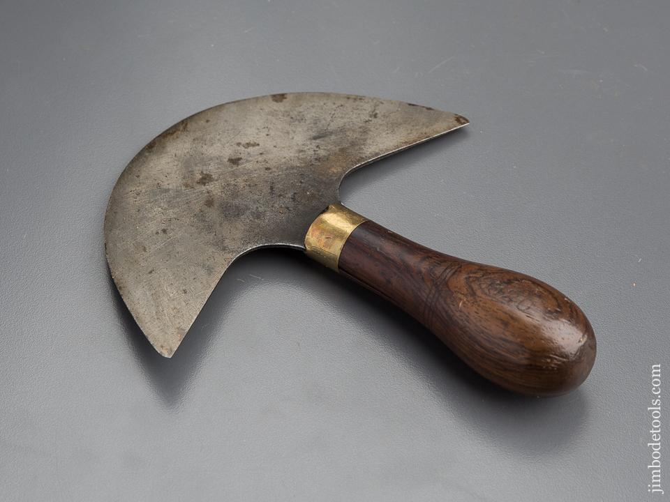 Huge 6 1/2 inch Rosewood Handled DIXON Head Knife - 80328