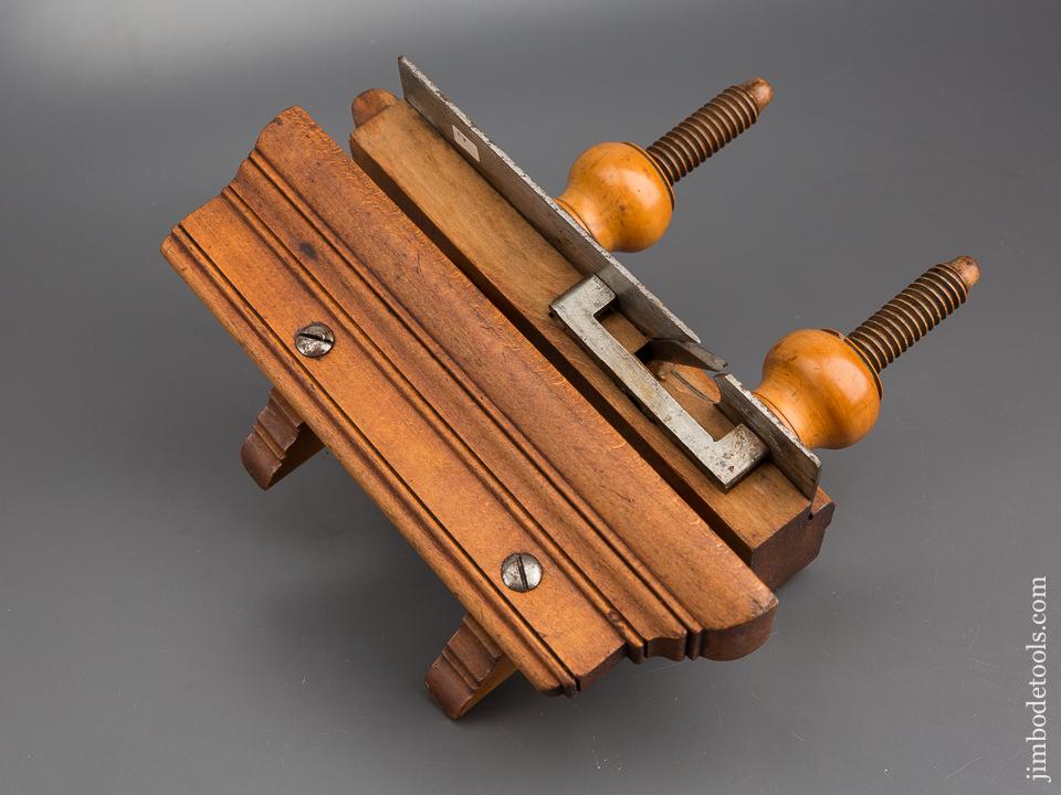 G.W. DENISON  Beech with Boxwood Plow Plough Plane circa 1868-84 EXTRA FINE - 80332