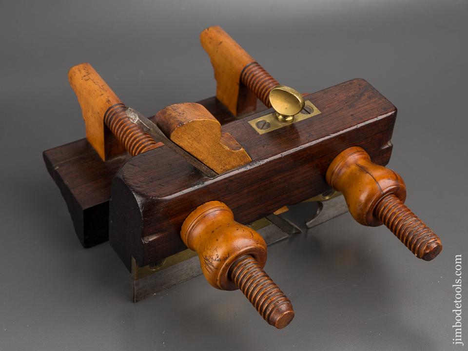 J. DENISON Rosewood and Boxwood Plough Plane circa 1840-76 FINE - 80334
