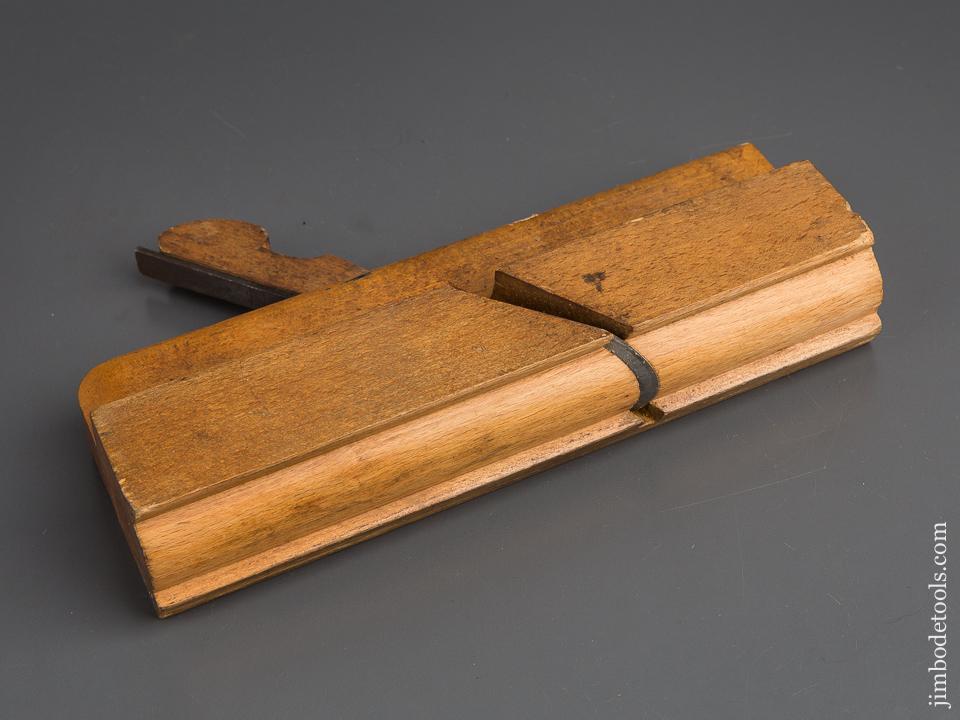 Crisp 3/4 inch Thumbnail Cove Plane by J.F. & G.M. LINDSEY circa 1856-79 Huntington, MA -  80340