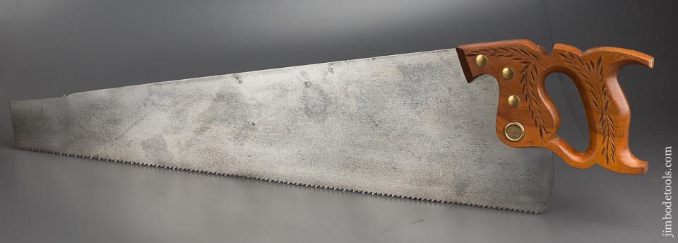 5 1/2 point 26 inch Rip DISSTON No. 16 Spring Steel Hand Saw EXTRA FINE - 80346