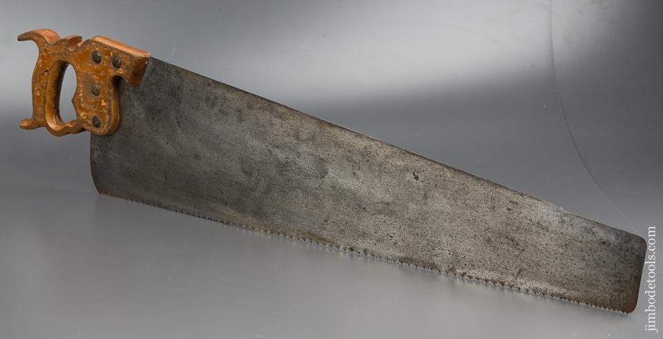 7 point 26 inch Rip DISSTON London Spring  No. 12 Hand Saw - 80349