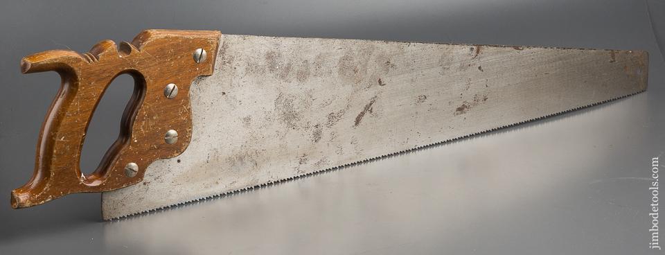 EXTRA FINE 8 point 26 inch Crosscut ATKINS Silver Steel THE FOUR HUNDRED Hand Saw - 80350