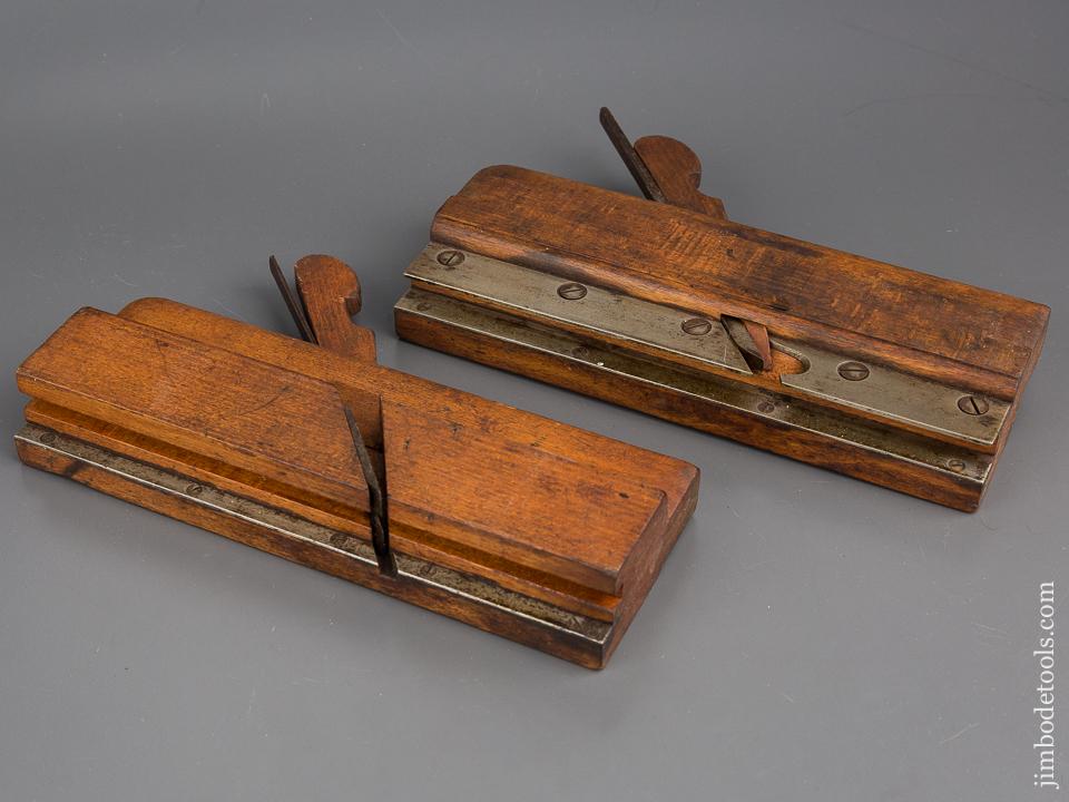 J.F. & G.M. LINDSEY Pair of 7/8 inch Tongue & Groove Planes circa 1856-79 Huntington, MA - 80355