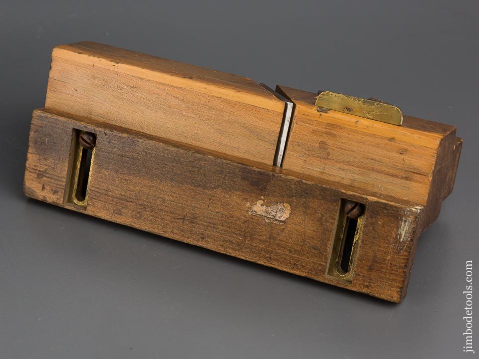 RARE Straight Moving Filletster Plane by J.F. & G.M. LINDSEY circa 1856-79 Huntington, MA GOOD++ -80360