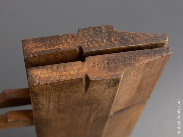 Crisp Pair of Side Rabbet Molding Planes by J.F. & G.M. LINDSEY circa 1856-79 Huntington, MA - 80369