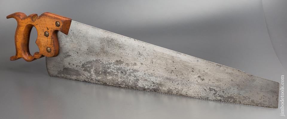 Extra Fine 12 point 22 inch Crosscut DISSTON No. 12 London Spring Hand Saw - 80376