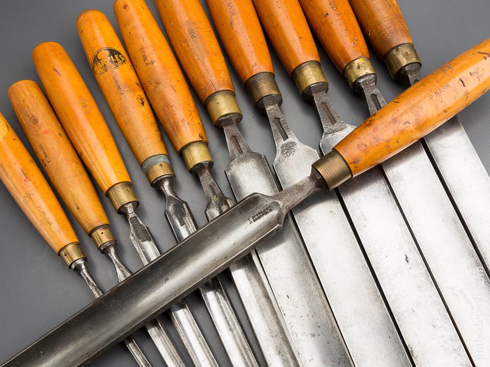 Eleven MARPLES Boxwood Handled Paring Gouges FINE - 80394 – Jim Bode Tools