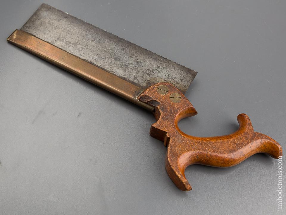 Minty 17 point 8 inch HOLTZAPFFEL Brass Back Dovetail Saw - 80399U