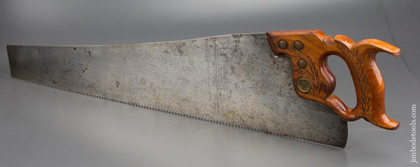 11 point 24 inch HARVEY PEACE Crosscut Hand Saw with Patented Guard EXTRA FINE - 80405