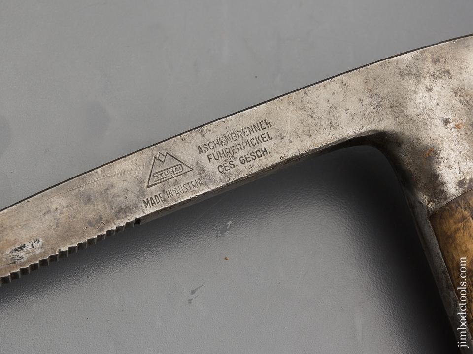 STUBAI ASCHENBRENNER FUHRERPICKEL Austrian 12 3/8 x 31 1/4 inch Climber's Ice Axe - 80420