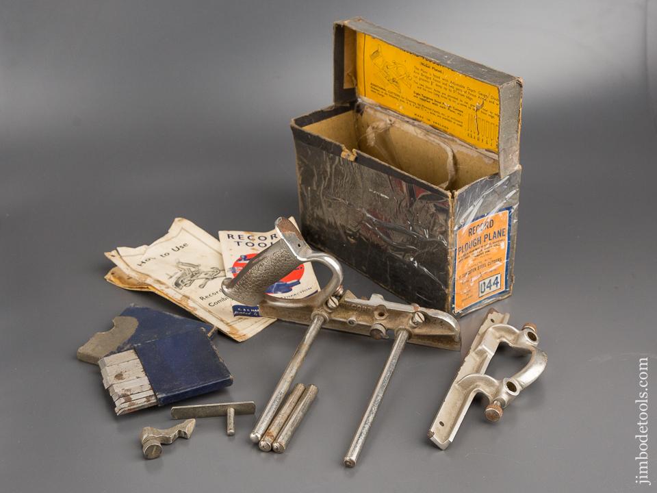 RECORD No. 044 Plough Plane 100% COMPLETE in Original Box - 80437