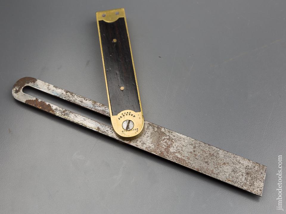 Nine inch MARPLES Full Brass Bound Ebony Bevel - 80440