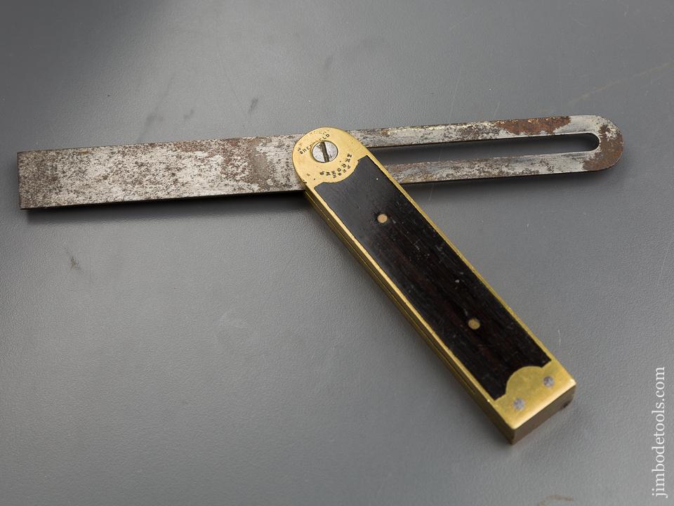 Nine inch MARPLES Full Brass Bound Ebony Bevel - 80440