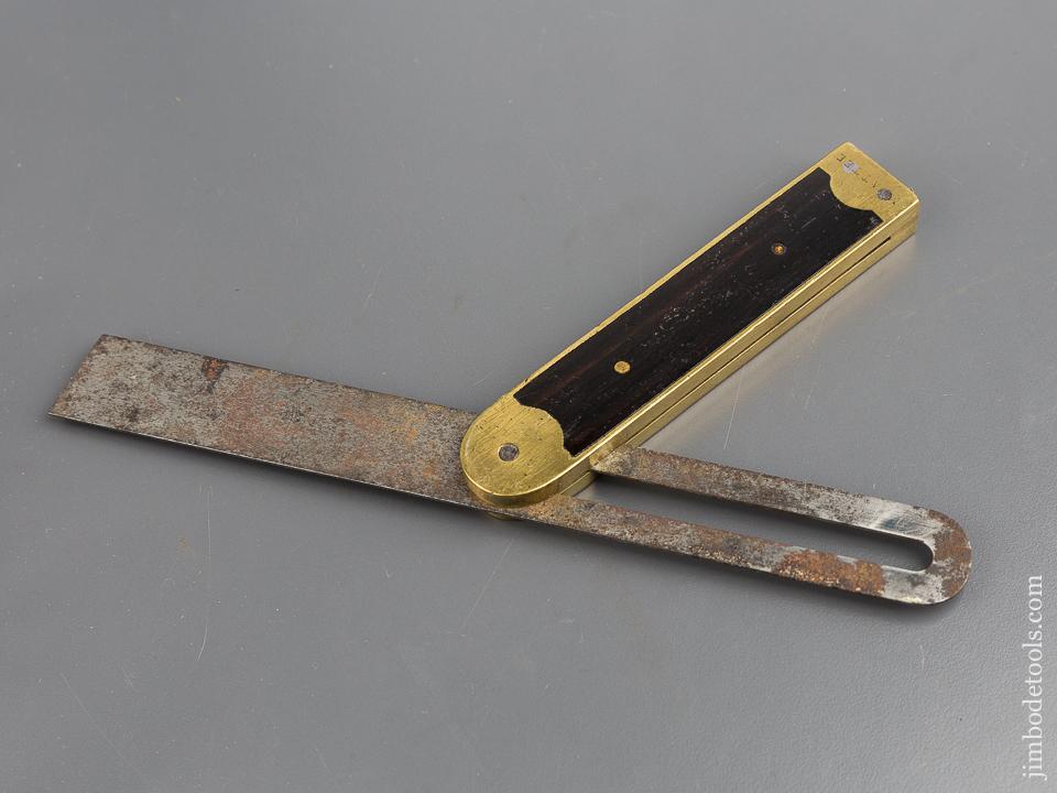 Nine inch MARPLES Full Brass Bound Ebony Bevel - 80440