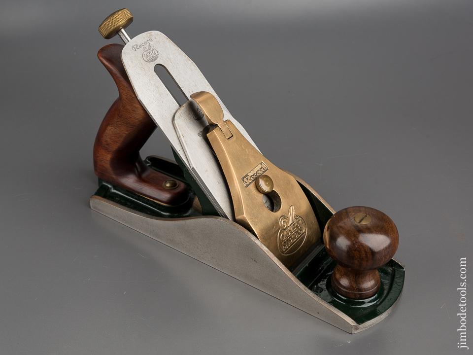RECORD CALVERT STEVENS No. 88 Heavy Smooth Plane LIKE NEW in Original Wooden Box with Instructions - 80446