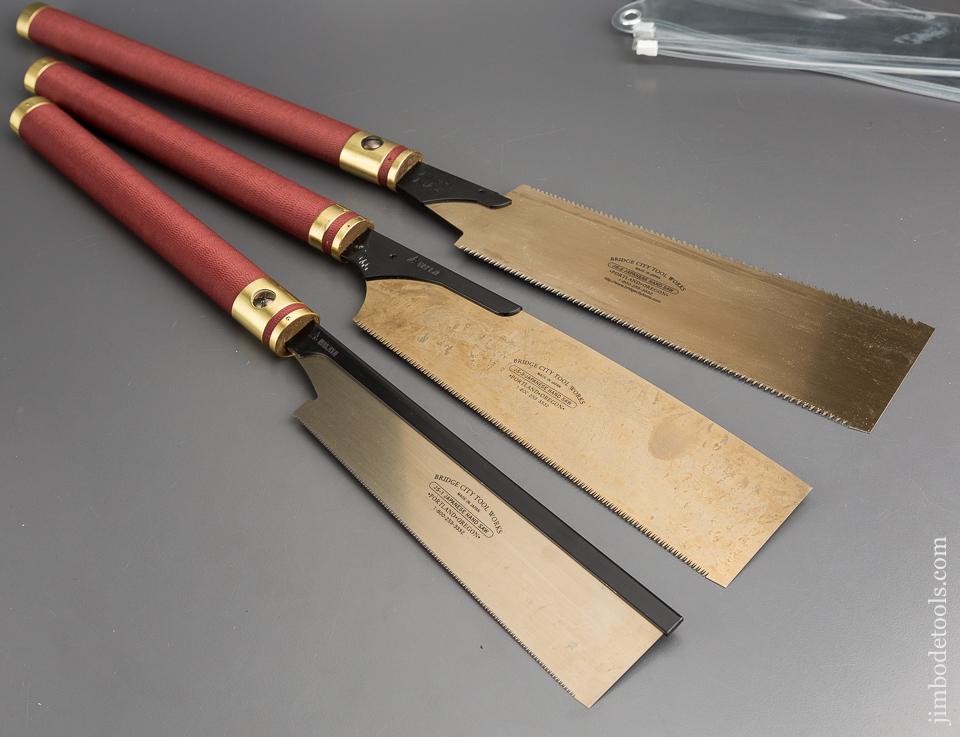 Unused! BRIDGE CITY TOOL WORKS JS-1, JS-2, and JS-3 Japanese Saws MINT in Original Package! - 80448