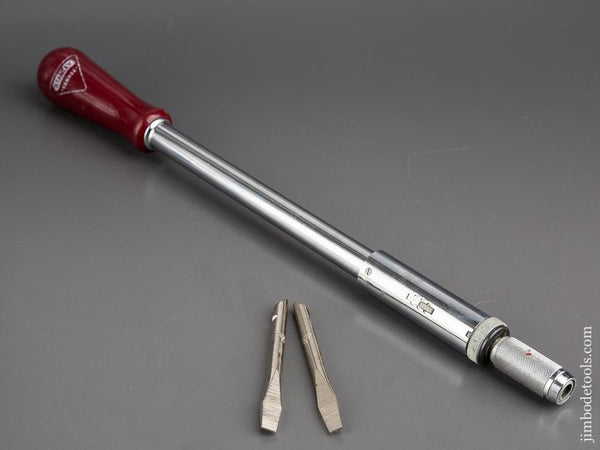 Minty! STANLEY YANKEE No. 131B Spiral Ratchet Screwdriver with Two Bits - 80456