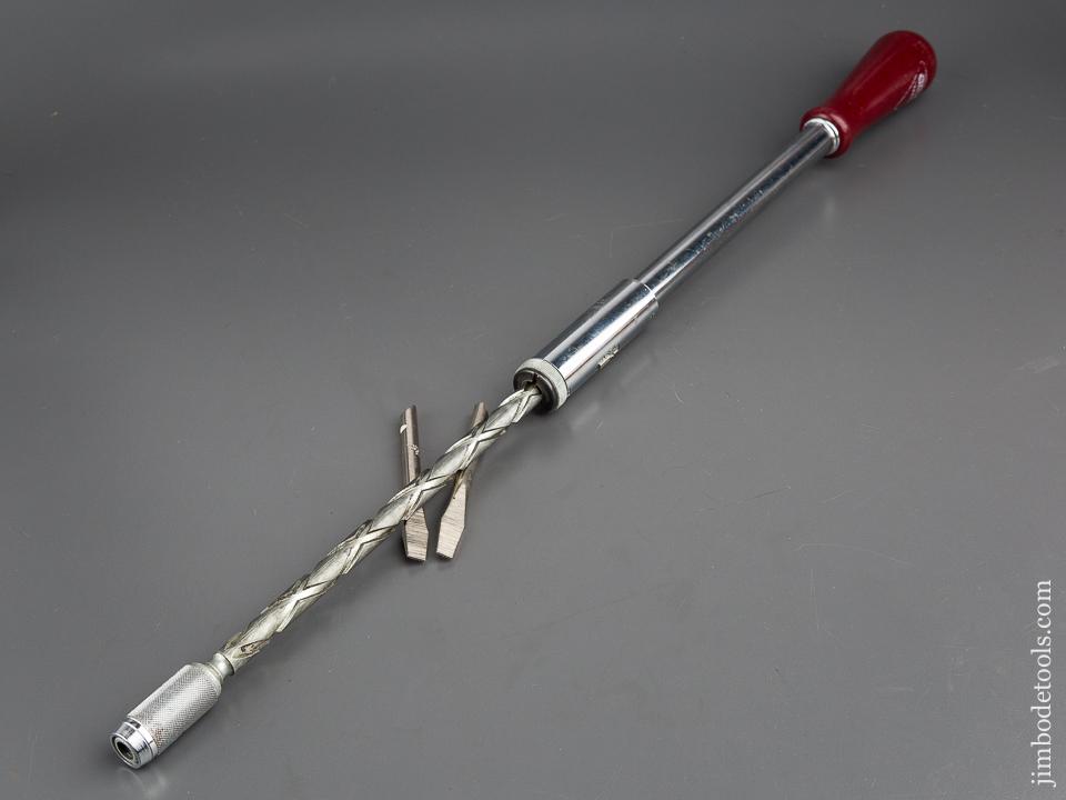 Minty! STANLEY YANKEE No. 131B Spiral Ratchet Screwdriver with Two Bits - 80456