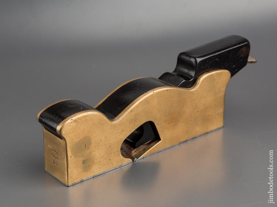 NORRIS No. 20E Ebony & Gunmetal Shoulder Plane - 80506