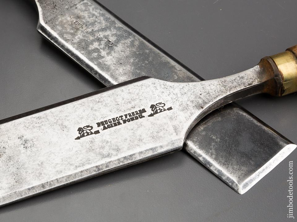 Extra Fine! PEUGOT FRERES 2 and 2 1/2 inch Framing Chisels - 80515