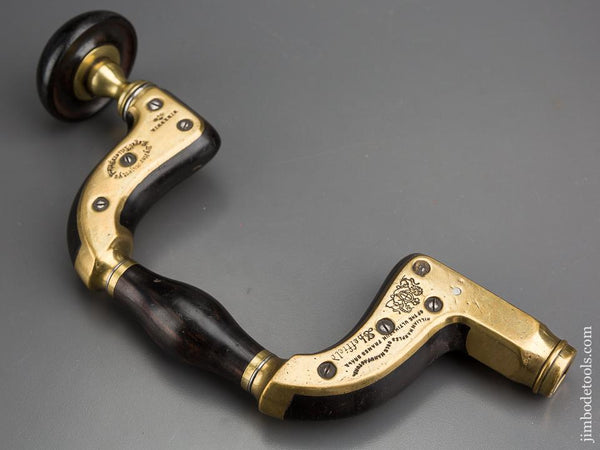 Fine & Flawless! MARPLES Ebony and Brass ULTIMATUM Brace - 80516