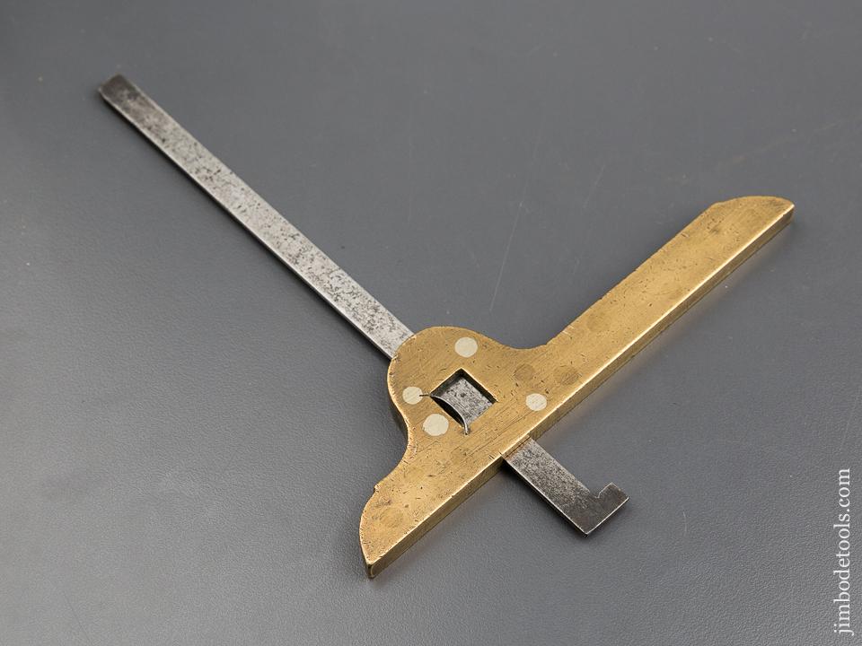 5 1/2 x 7 inch Brass C. GRAY & SONS Turner's Square - 80524