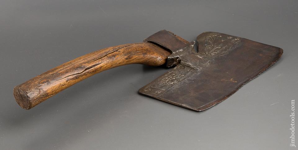 Stunning Decorated 18th Century Side Axe - 80537U